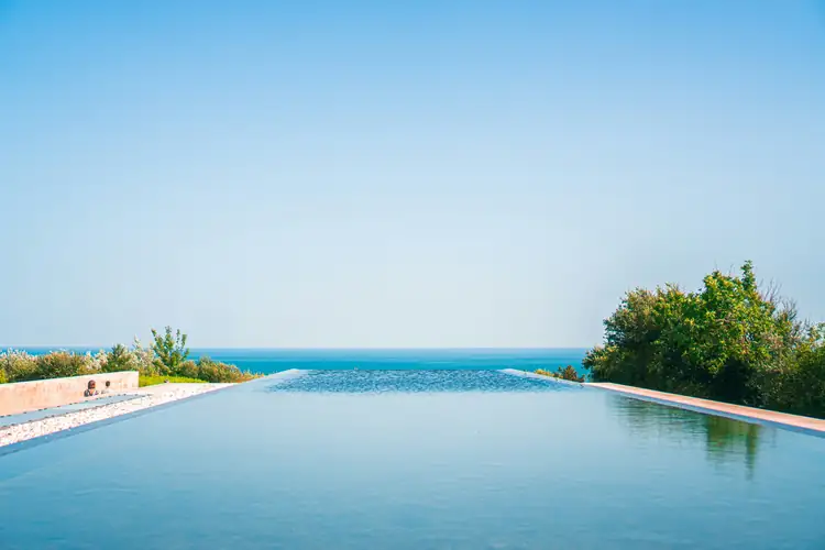 Oceanfront infinity pool